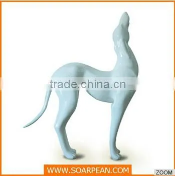 Home Decorative Lovely Lifelike Doberman Dog Statues photo-4