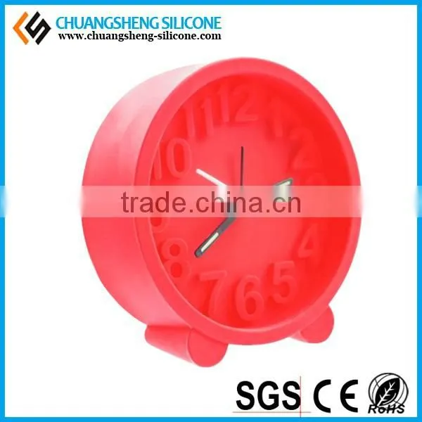 Round Silicone Clock ,time Clock, Table Clock photo-5