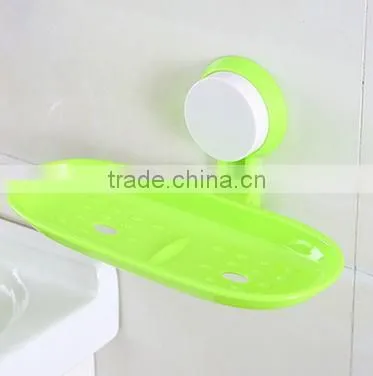 Vacuum Suction Cup Kitchen and Bathroom Plastic Shelf/holder/soap Frame photo-2