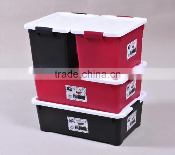 22L Plastic Storage Box / Finishing Box With Cover and Lock photo-2