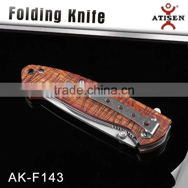 3Cr13 Blade Camping Knife With Wood Handle Pocket Knife Tools photo-2