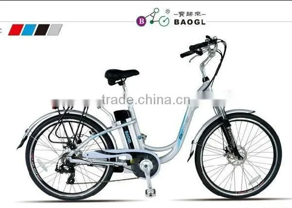 26" City Electric Bike City Star Bike Electric City Bike for Lady photo-4