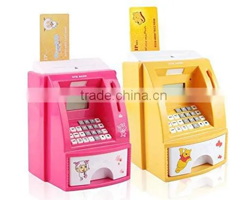 2015 Hot Sale Mini Children Plastic Voice ATM Saving Bank Toys From ICTI Dongguan Manufacturer photo-2