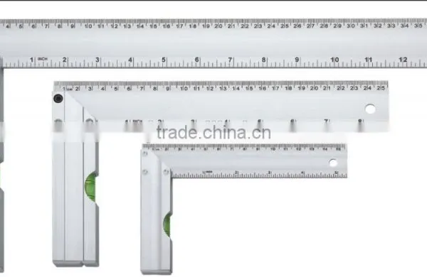 A-Alloy Handle Ruler With Etching Scale Angle Square Ruler photo-2