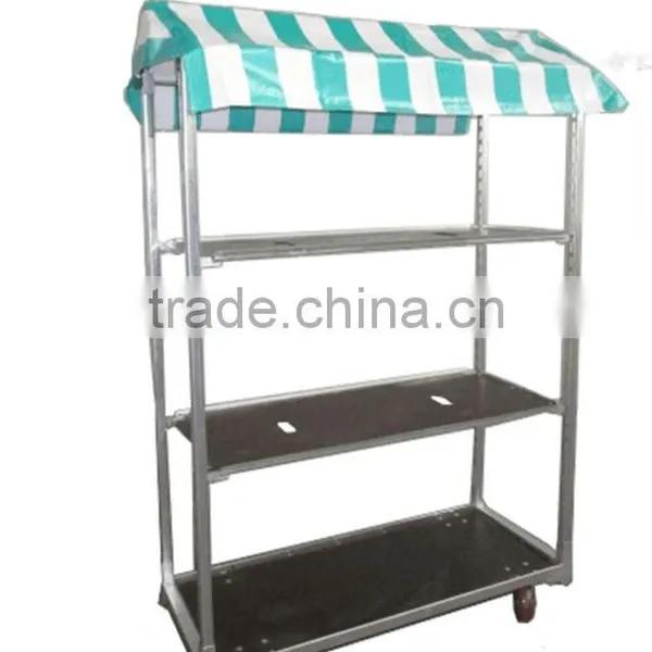 Hot Sale Display Trolleyt Danish Flower Trolley With Cover photo-2