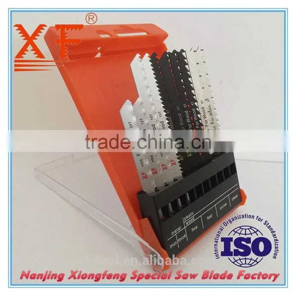 10PCS Plastic Box Bi Metal HSS T-shank Jig Saw Blades photo-5