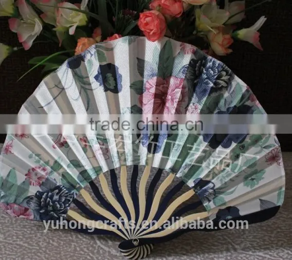 Best Gift Bamboo Fabric Hand Fan photo-2