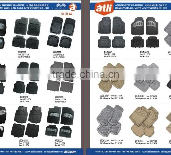 Hot Sale PVC Spider Coil Mat Car Carpet, Durable NonSlip PVC CAR MAT,Nail Backing Car Carpet Mat photo-5