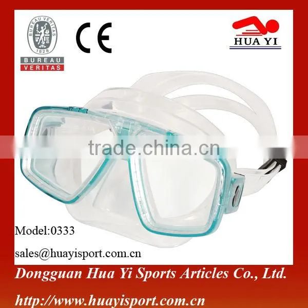 Oem Colorful Junior Size Custom Logo Printed Durable Diving Mask photo-3