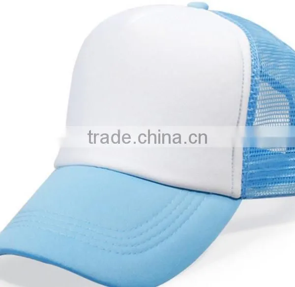 Custom Blank Tucker Hats Mesh Fabric Baseball Cap With Sponge photo-3