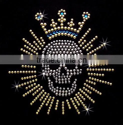 Skull Rhinestone Transfer