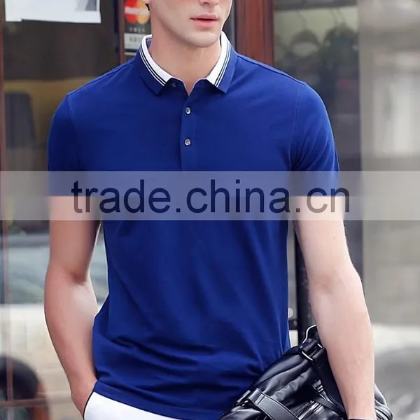 100% Cotton Pique Custom Polo Shirt Blank Golf T-shirt Short Sleeve Mens Polo t Shirt photo-4