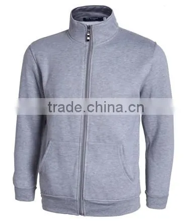Wholesale High Quality Mens Stand Collar Zipper Jacket Without Hood Top Selling photo-3