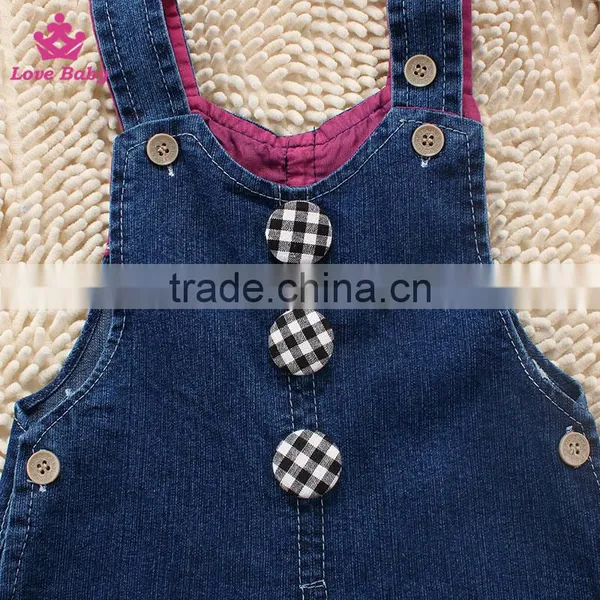 Children Boutique Clothing Baby Jeans Children Denim Overalls Kids Fashion Jeans photo-3