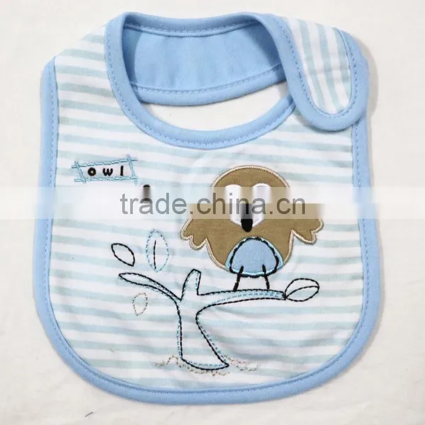Fashion Design Cute Animal Baby Bibs Three Layers Waterproof Baby Bandana Drool Bibs photo-2