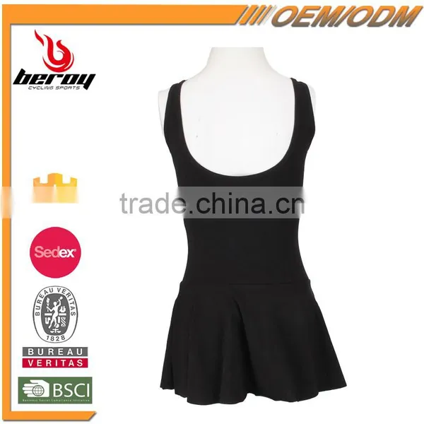 High Quality Wholesale Black Backless Vest Kid Child Dress for Little Girls photo-3