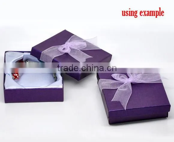 High Quality Dark Purple Jewelry Gift Box Design For Bracelet &Watch photo-3