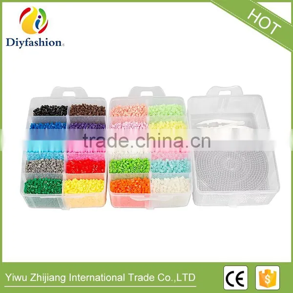 Hama Fuse Perler Bead Kit Fashion Three Layers Can Remove 30 Plastic Storage Grid photo-3