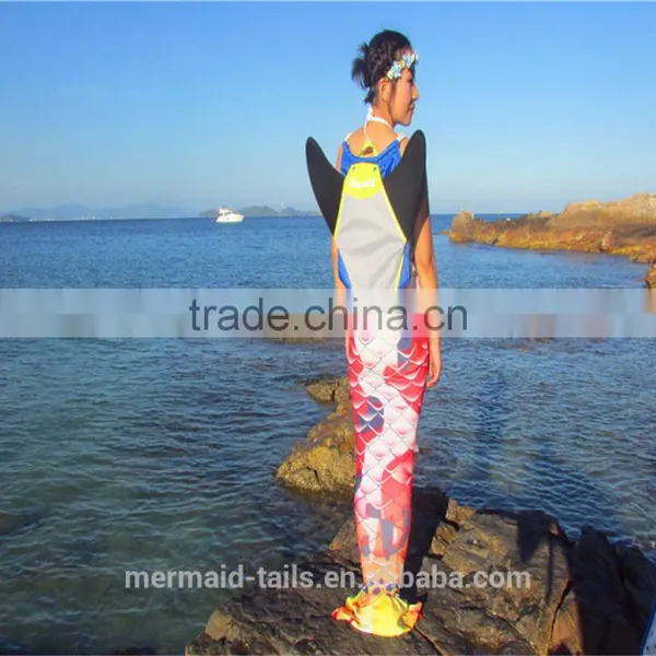 Newest Technology Girl's Swimmable Monofins Mermaid Tail for Swimming photo-5