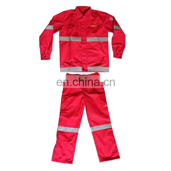 China Supplier 100%Cotton Fire Retardant Protective Reflective Safety Clothing Wholesale photo-5