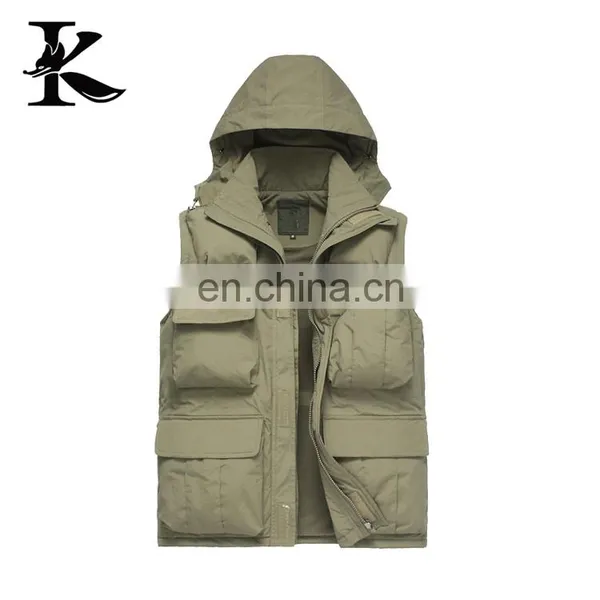 Warmable Outdoor Wear Detachable Sleeve Camping Hiking Windbreak Jacket photo-3