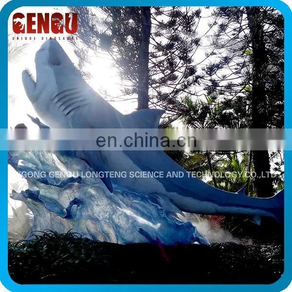Water Park Remote Control Simulation Rubber Animal Shark photo-2