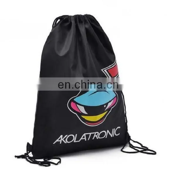 Fashion Digital Printing Calico Backpack Bag With Drawstring photo-2