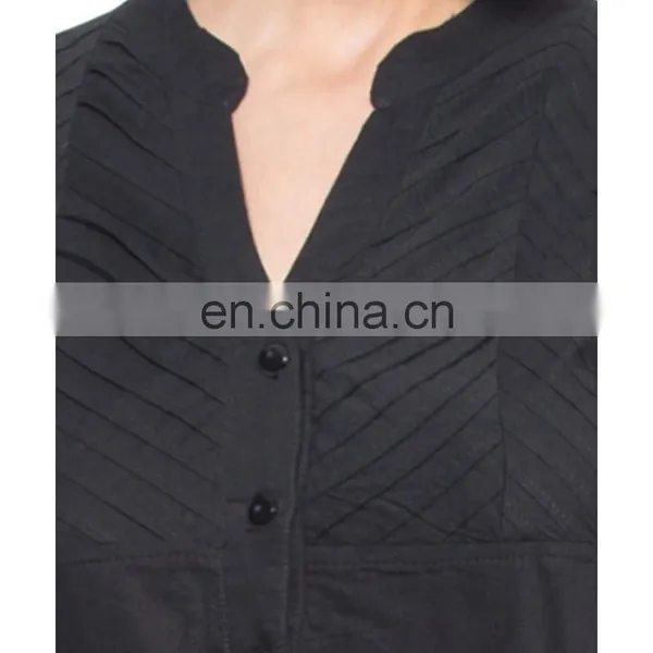 Black Diagonal Pleated Top Unique Design Ruffle Pleated Simple Design Party Dress,Diagonal Pleat Short Dress photo-6
