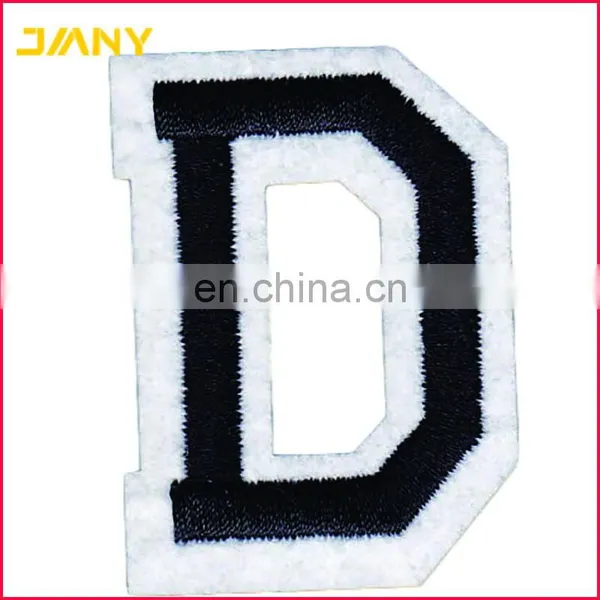 Custom Letter Iron On Embroidered Applique Patch for Clothing photo-5