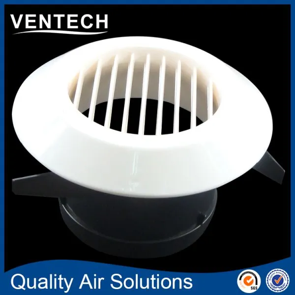 Circular Ceiling Diffuser Supply Air Disc Valve Air Vent photo-4
