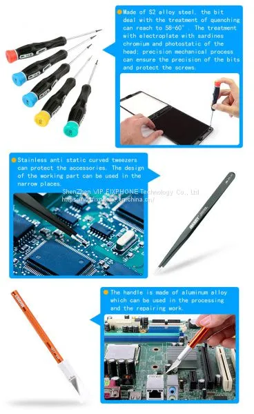 JM-9102 Phone Fix Tools Screwdriver Set Pry Opening Tool Kit photo-5