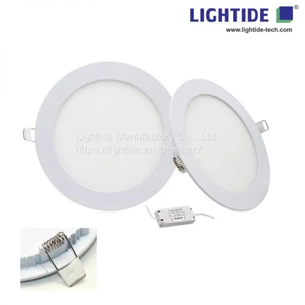5inch Slim Round panel lights led, 9W, 100-240vac / 277VAC. 3 years warranty