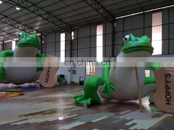 Commercial Use Advertising Inflatable Green Frog Mascot With Logo Printing for Business Display photo-2