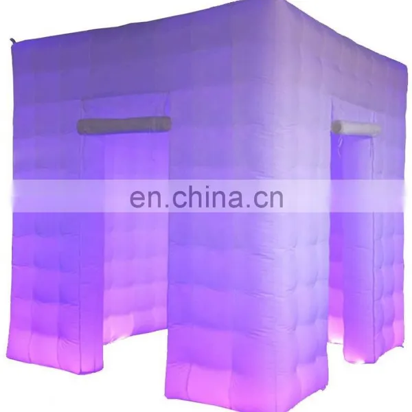 Custom Made Wedding Party Prop Inflatables Blow Up Selfie Photo Booth Enclosure UK With LED Lighting photo-4