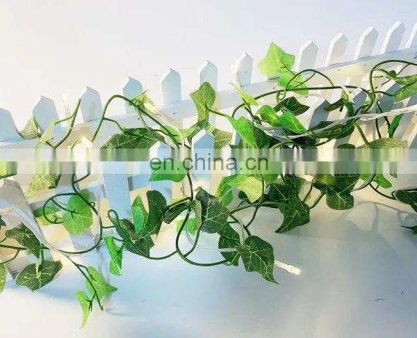 2020 Hot Sale Battery Operated Spring Hanging Fairy Night Decor Led Leaf String Light Waterproof Outdoor Garden Decoration photo-6