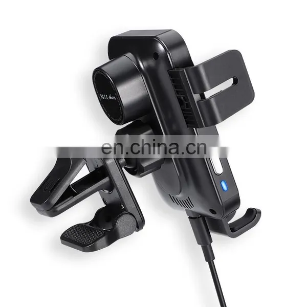 JOYROOM Built-in Battery Auto-clamp Leading 15W Qi Fast Charge Universal Wireless Car Charger Mount for IPhone 12 MINI Pro Max photo-5