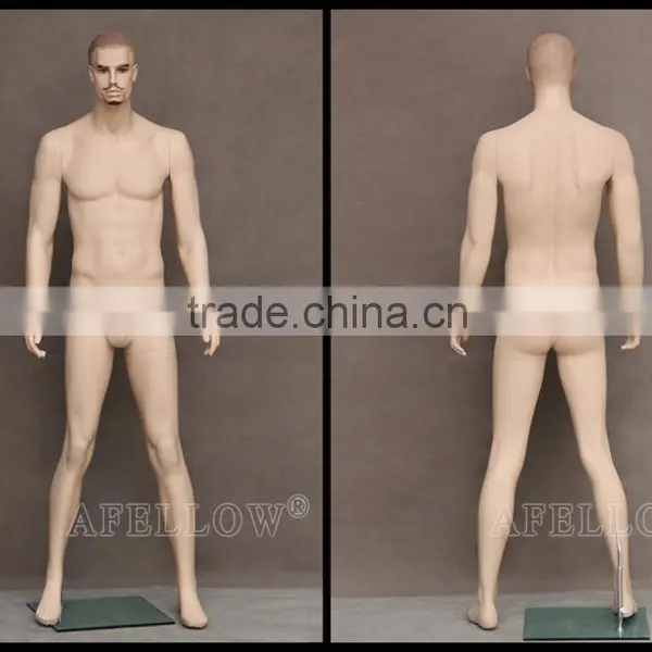 Realist Muscle Full Body Man Mannequin Fiberglass Dummy WEN8 photo-4
