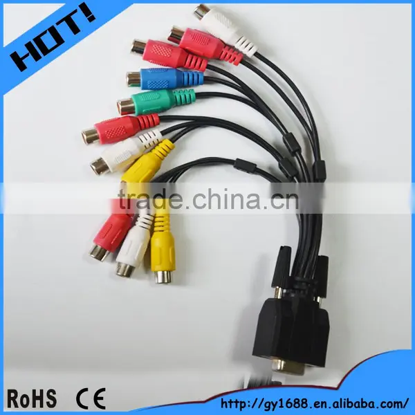 15Pin VGA Cable Rca Male to Vga Female Cable photo-2