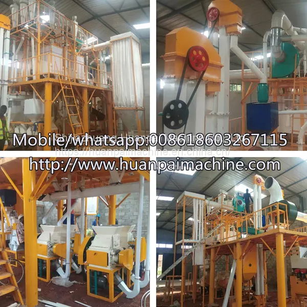 New Best Price Automatic Rice Maize Corn Grain Milling Machines Complete Set for Sale photo-5