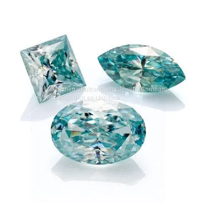Oval/Princess/Marquise Cut Synthetic Moissanite/Colorful Moissanite Price/Wholesale Moissanite Diamond