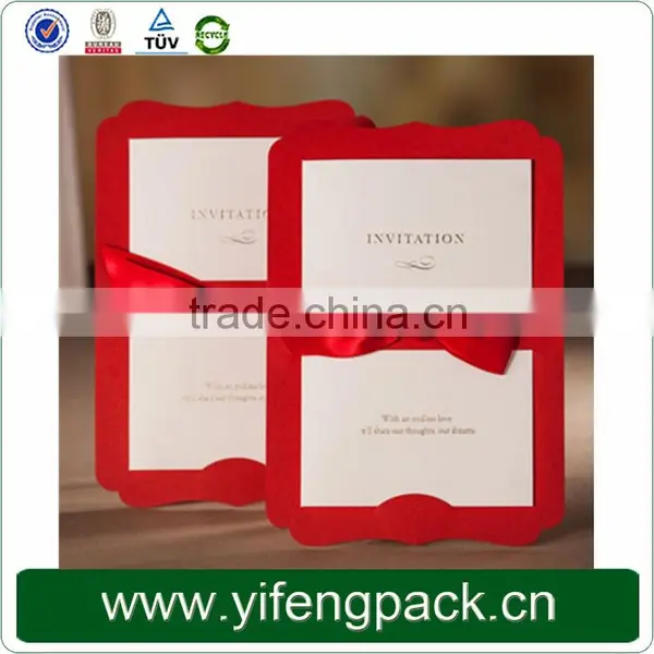 Wholsale Chinese Laser Cut Wedding Invitation Card photo-4