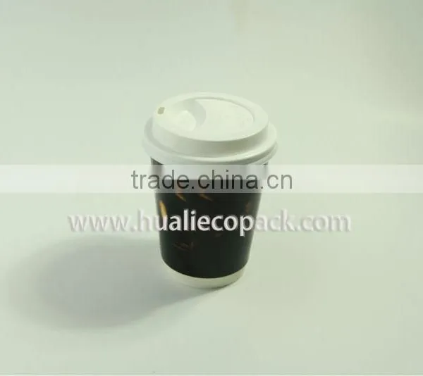 12oz Paper Double Wall Coffee Cup With Lid photo-2