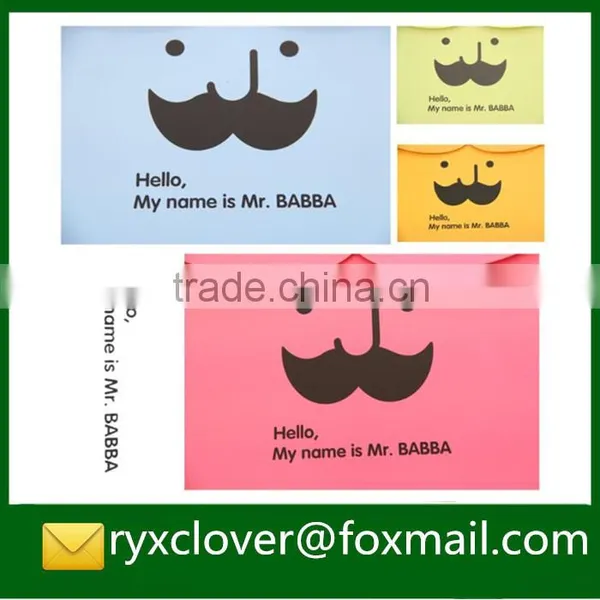 Customized Color/size/logo pp Plastic Closure Document Bag photo-4