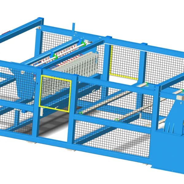 Mechanical Wire Hanging, Automatic Diameter Feeding, Automatic Net Turning and Netting, Reinforced Mesh Welding Machine photo-4
