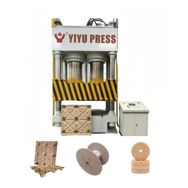High Strength Fumigation-Free Hot Press Machine for Pallet Compressed Wood Sawdust Pallets Machine