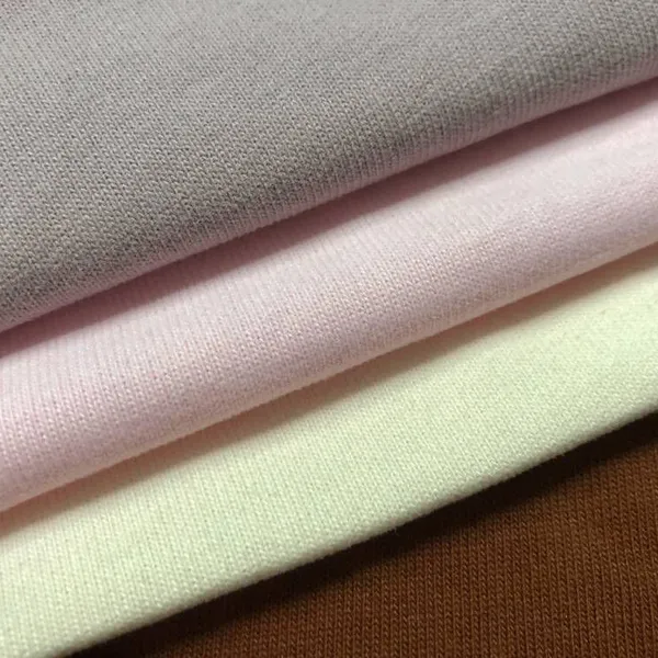 Guangzhifeng 7516# Honey Cloud Velvet, 230g Cotton-polyester-spandex Brushed Soft and Elastic Fabric for Children's and Women's Autumn and Spring Undershirts photo-2