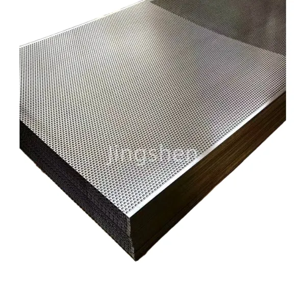 Galvanized 316 Stainless Steel Welded Custom Round Hole Micro-perforated Metal Mesh Powder Coated Sheet photo-2