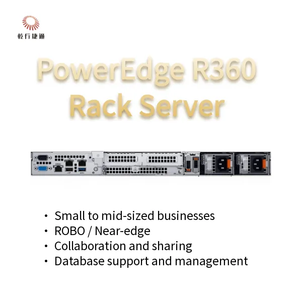 PowerEdge R360 1U Rack Server With Intel Xeon 6300 Series, 128 GB DDR5 Memory, and GPU Support photo-4