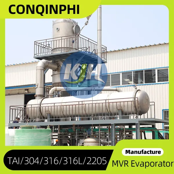 Free Installation and Commissioning for MVR Tubular Falling Film Evaporator, PLC Automatic Control photo-4