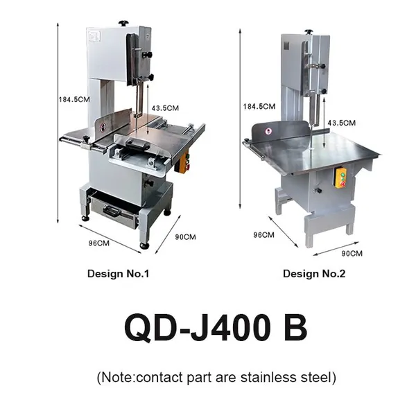 QDMECH Commercial Electric Bone Saw Machine Stainless Steel Meat Cutting Machine With Imported Sharp Blade photo-3